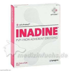 INADINE SALBENGAZE mit PVP Iod 5X5CM, 25 ST – PZN 7584205 из Германии