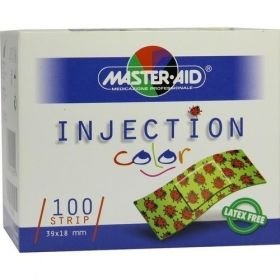 INJECTION strip color 39x18mm Kinderpfl.Master-Aid, 100 ST – PZN 7686963 из Германии