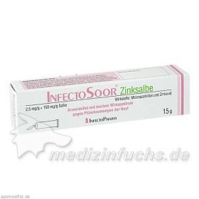 Infectosoor Zinksalbe, 15 G – PZN 8497856 из Германии