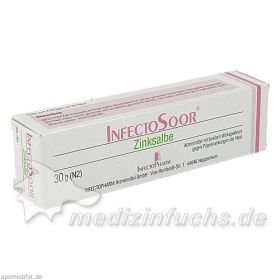 Infectosoor Zinksalbe, 30 G – PZN 8497862 из Германии