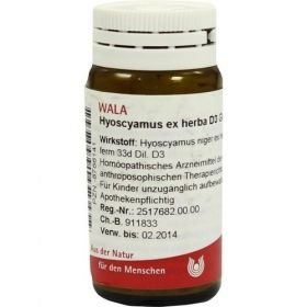 HYOSCYAMUS EX HERBA D 3, 20 G – PZN 8786141 из Германии