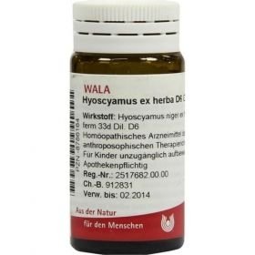 HYOSCYAMUS EX HERBA D 6, 20 G – PZN 8786164 из Германии