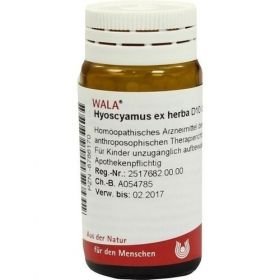 HYOSCYAMUS EX HERBA D10, 20 G – PZN 8786170 из Германии