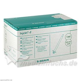 Injekt F Feindos.-Spritze 1ml, 100X1 ML – PZN 896456 из Германии
