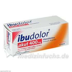 ibudolor akut 400mg Filmtabletten, 50 ST – PZN 9091263 из Германии