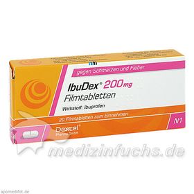 IbuDex 200mg, 20 ST – PZN 9294859 из Германии