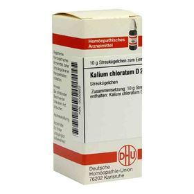 Kalium Chloratum D 200 Globuli (10 g) – PZN 922 из Германии