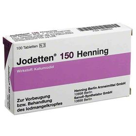 Jodetten 150 Henning 150 Mikrogramm (100 stk) – PZN 890761 из Германии
