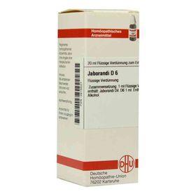 Jaborandi D 6 Dilution (20 ml) – PZN 2615527 из Германии
