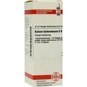 Kalium Bichromicum D 8 Dilution (20 ml) – PZN 2615852 из Германии