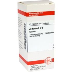 Jaborandi D 6 Tabletten (80 stk) – PZN 2631911 из Германии