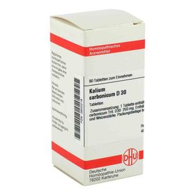 Kalium Carbonicum D 30 Tabletten (80 stk) – PZN 2632218 из Германии