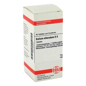 Kalium Chloratum D 3 Tabletten (80 stk) – PZN 2632230 из Германии