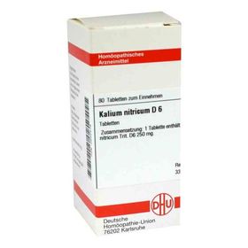 Kalium Nitricum D 6 Tabletten (80 stk) – PZN 2632419 из Германии