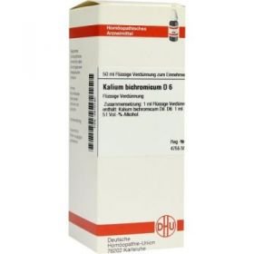 Kalium Bichromicum D 6 Dilution (50 ml) – PZN 2810140 из Германии