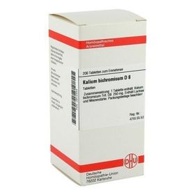 Kalium Bichromicum D 8 Tabletten (200 stk) – PZN 2812334 из Германии