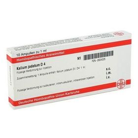 Kalium Jodat. D 4 Ampullen (10X1 ml) – PZN 2824225 из Германии