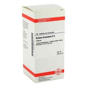 Kalium Bromatum D 4 Tabletten (200 stk) – PZN 2925446 из Германии