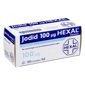 Jodid 100μg HEXAL (100 stk) – PZN 3106130 из Германии