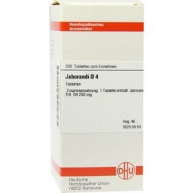 Jaborandi D 4 Tabletten (200 stk) – PZN 4221867 из Германии