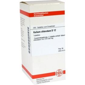 Kalium Chloratum D 12 Tabletten (200 stk) – PZN 4222921 из Германии