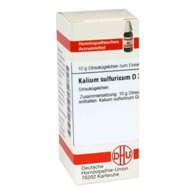 Kalium Sulfuricum D 30 Globuli (10 g) – PZN 4223234 из Германии