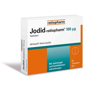Jodid-ratiopharm 100μg (50 stk) – PZN 4619133 из Германии