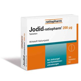 Jodid-ratiopharm 200μg (100 stk) – PZN 4620018 из Германии