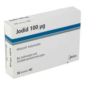 Jodid 100 Mikrogramm (50 stk) – PZN 4862520 из Германии