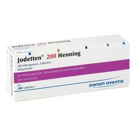 Jodetten 200 Henning 200 Mikrogramm (100 stk) – PZN 4926007 из Германии