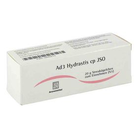 Jso Jkh Adermittel Ad 3 Hydrastis cp Globuli (20 g) – PZN 4942213 из Германии