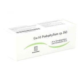 Jso Jkh Gewebemittel Gw 10 Podophyllum cp Globuli (20 g) – PZN 4943170 из Германии