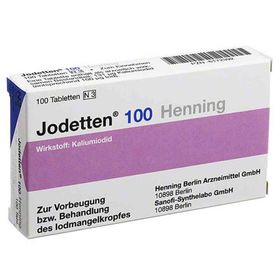 Jodetten 100 Henning 100 Mikrogramm (100 stk) – PZN 6172392 из Германии