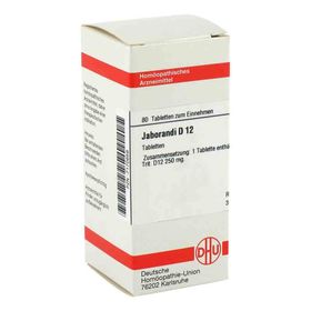 Jaborandi D 12 Tabletten (80 stk) – PZN 7170656 из Германии