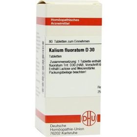 Kalium Fluoratum D 30 Tabletten (80 stk) – PZN 7171236 из Германии