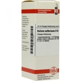 Kalium Sulfuricum D 8 Dilution (20 ml) – PZN 7171437 из Германии