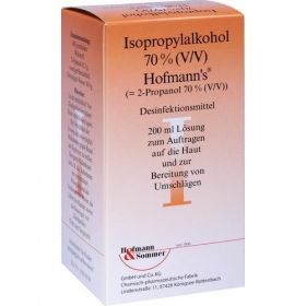 Isopropylalkohol 70% (V/V) Hofmann's, 200 ML – PZN 10112496 из Германии
