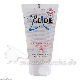 JUST GLIDE med. Gleitgel Erdbeer, 50 ML – PZN 10227408 из Германии