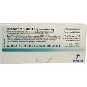 Iscador M 0.0001mg, 7X1 ML – PZN 1385605 из Германии
