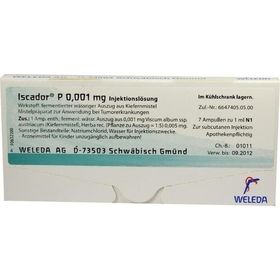 Iscador P 0.001mg, 7X1 ML – PZN 1385893 из Германии