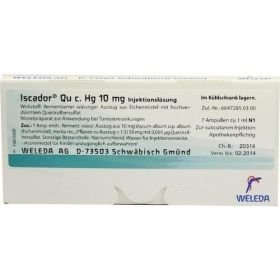 Iscador Qu c. Hg 10mg, 7X1 ML – PZN 1386378 из Германии