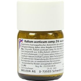 KALIUM ACET COMP D 6, 50 G – PZN 1616364 из Германии