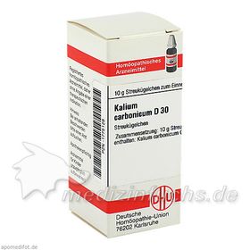 KALIUM CARB D30, 10 G – PZN 1775128 из Германии