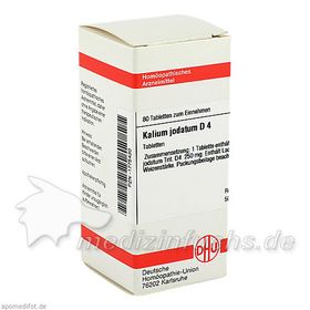 KALIUM JODAT D 4, 80 ST – PZN 1775430 из Германии