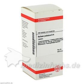 KALIUM JODAT D 4, 200 ST – PZN 2115782 из Германии