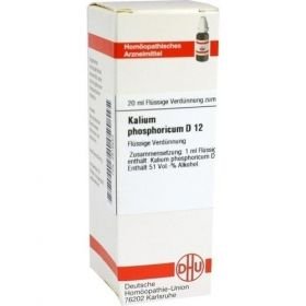KALIUM PHOS D12, 20 ML – PZN 2616254 из Германии