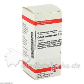 KALIUM ARSENICOS D12, 80 ST – PZN 2632112 из Германии