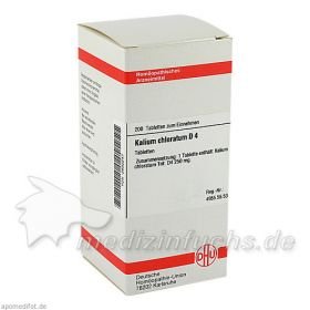 KALIUM CHLORAT D 4, 200 ST – PZN 2632247 из Германии