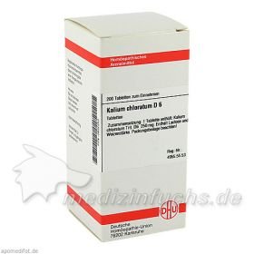 KALIUM CHLORAT D 6, 200 ST – PZN 2632253 из Германии