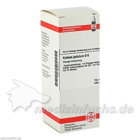 KALIUM JODAT D 6, 50 ML – PZN 2810217 из Германии